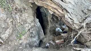 US: Homeless Californians found living in underground caves with makeshift furnishings