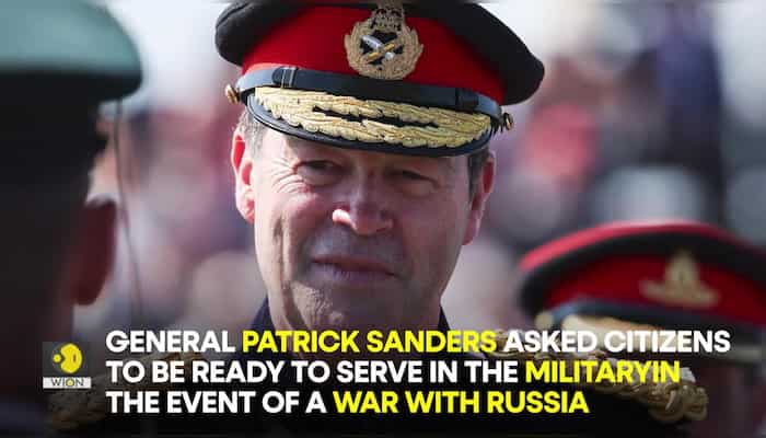 Why did British Army Chief ask citizens to be ready to fight the war against Russia?