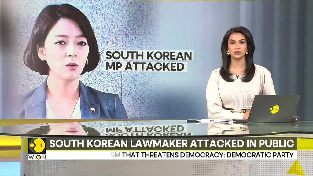 South Korean ruling party MP Bae Hyun-jin attacked in street