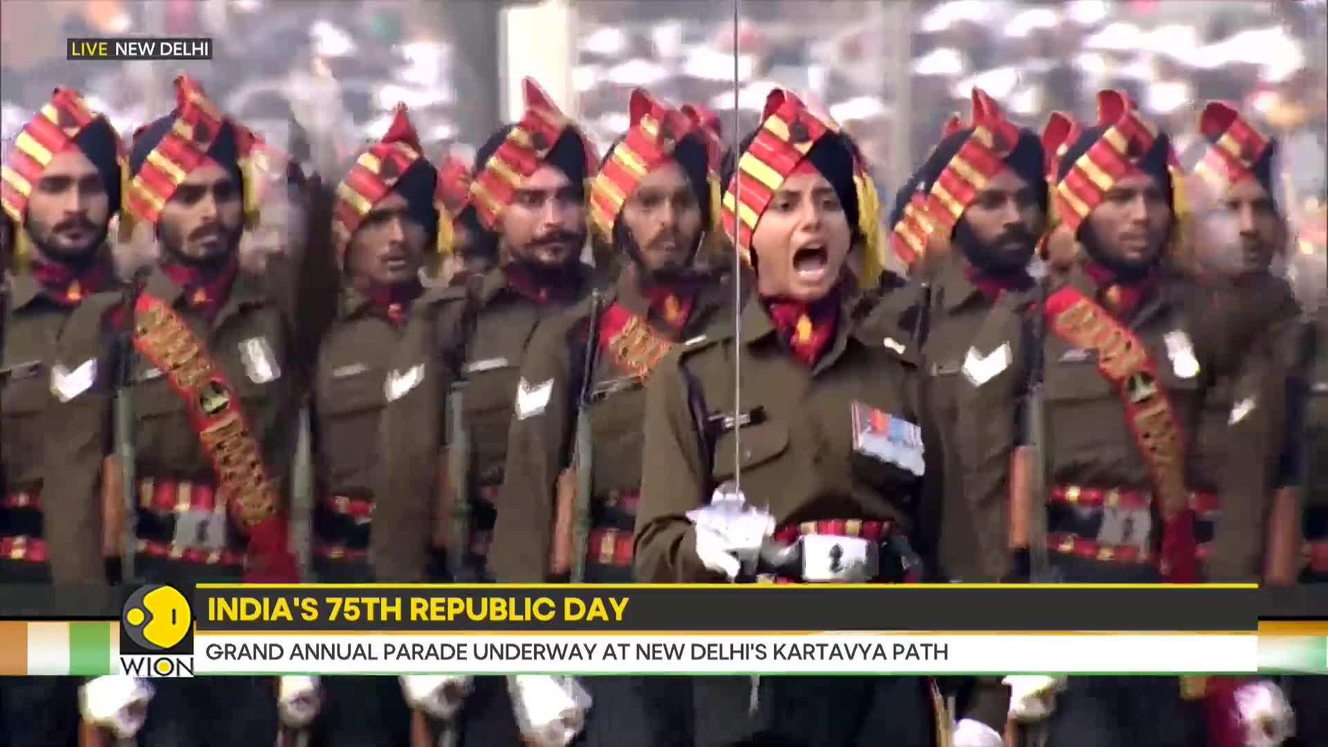 Republic Day Parade: Women Tri-Services contingent take part for the ...