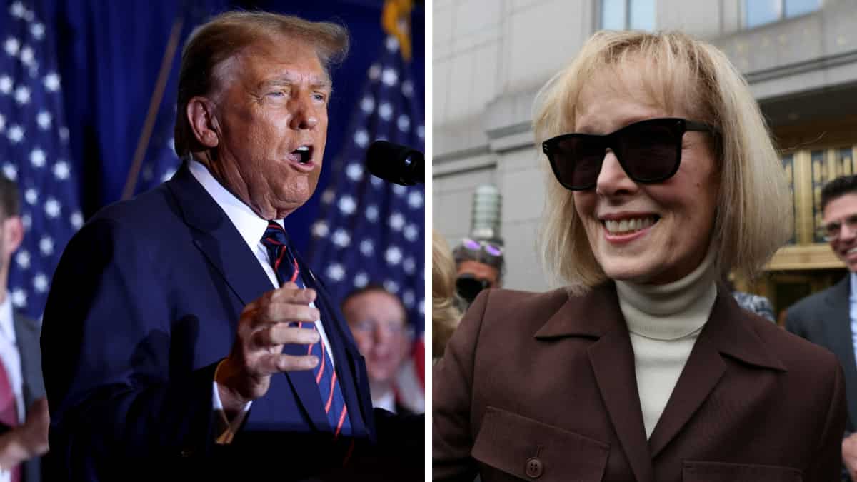 Donald Trump briefly testifies at Jean Carroll defamation trial in New York