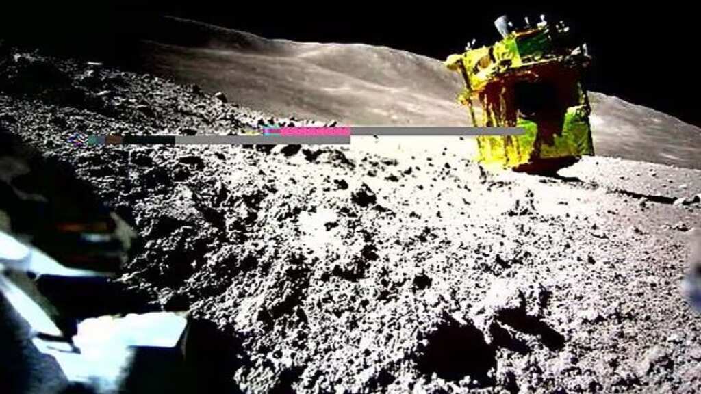 Japan's successful Moon landing was 'upside down', quite literally