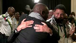 WATCH | South African President Cyril Ramaphosa breaks into celebration as ICJ rules against Israel