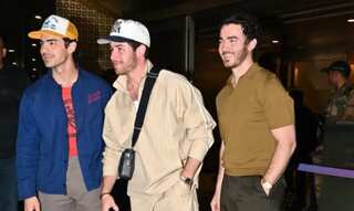 Lollapalooza 2024: Jonas Brothers arrive in Mumbai for their first-ever performance in India