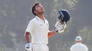 India's Tanmay Agarwal sets world record for fastest 300 in first-class cricket during Ranji Trophy match