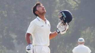 India's Tanmay Agarwal sets world record for fastest 300 in first-class cricket during Ranji Trophy match