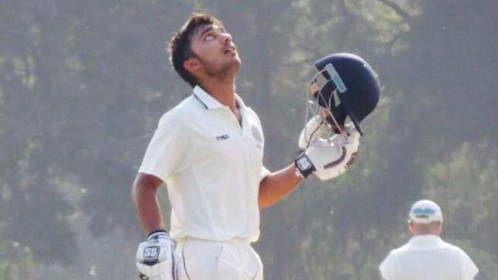 India's Tanmay Agarwal sets world record for fastest 300 in first-class cricket during Ranji Trophy match