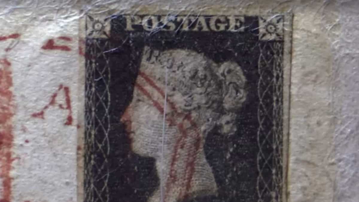 First piece of mail sent with postage stamp could fetch up to $2.5 million at auction