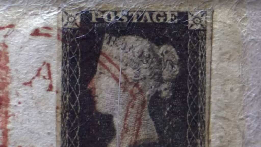 First piece of mail sent with postage stamp could fetch up to $2.5 million at auction