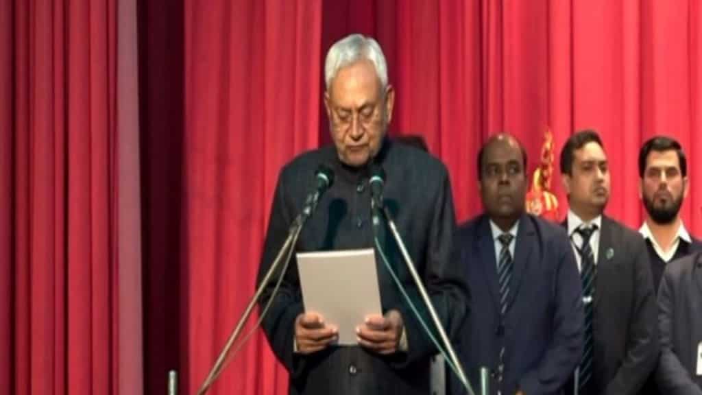 Bihar politics: Nitish Kumar takes oath as chief minister, with 2 deputy CMs from BJP