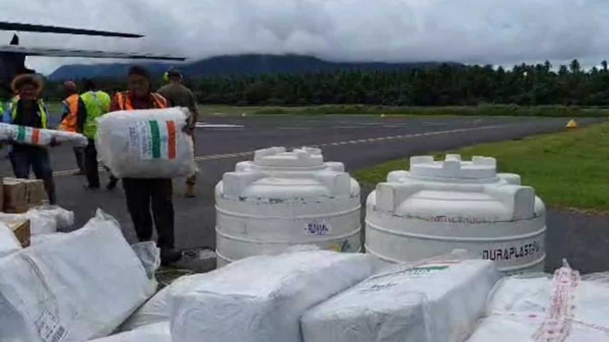 India's assistance worth $1 million transported to Papua New Guinea on Australian Air Force plane