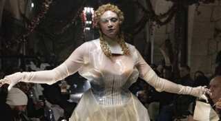 Gwendoline Christie looks like walking art at Margiela Couture show