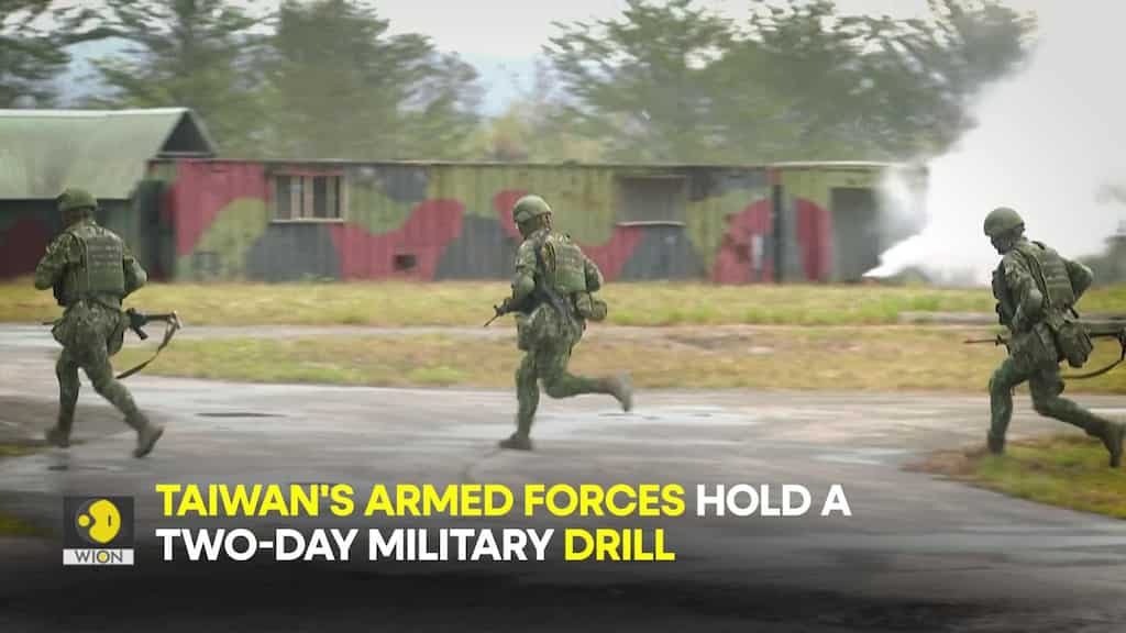 Taiwan armed forces conduct military drills, simulate possible Chinese attack