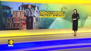 Farmers from Belgium, Spain, Italy join French farmers' movement