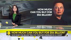 Gravitas | Elon Musk's massive $56 Billion Tesla pay package voided | judges say, 'It's too much'
