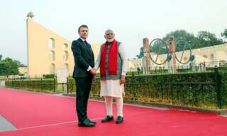 Watch: French President Macron shares look-back video of his ‘exceptional’ India visit