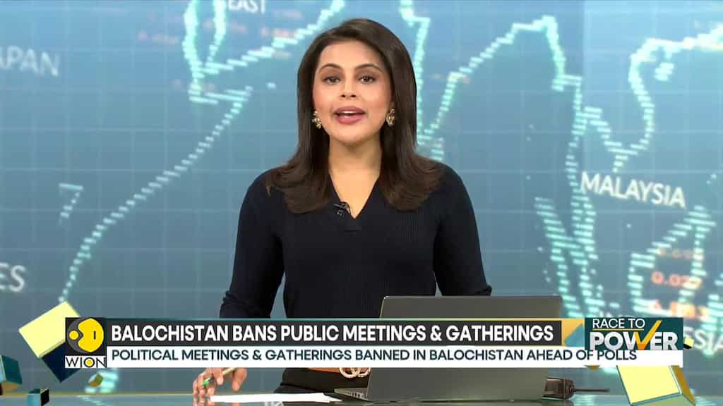Balochistan bans public meetings and gatherings ahead of polls