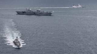 Royal Navy’s HMS Queen Elizabeth pulls out of NATO exercise after propeller shaft snag