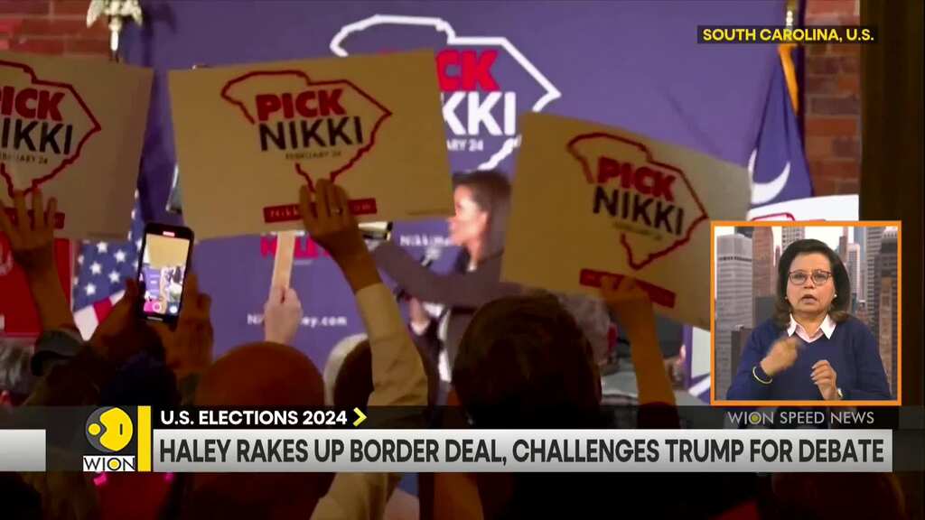 US Elections 2024: Haley rakes up border deal, challenges Trump for debate