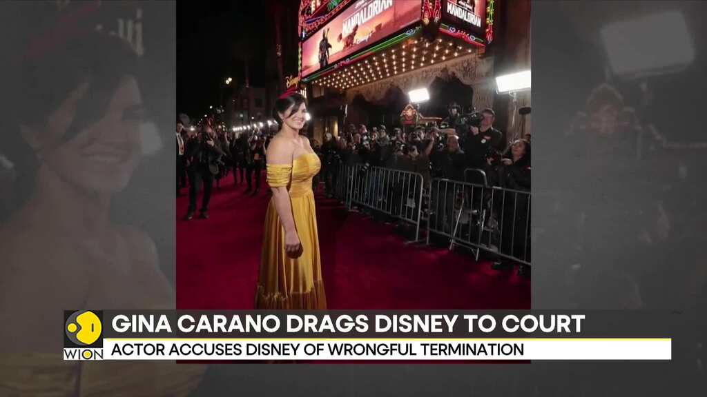 Actor Gina Carano accuses Disney of wrongful termination