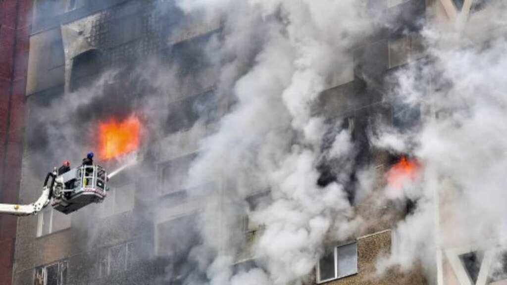 Zelensky says two killed in Kyiv after massive missiles, drone attacks by Russia