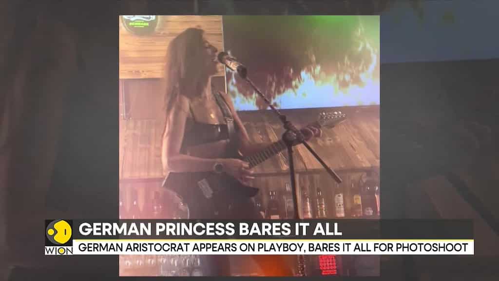 German aristocrat appears on playboy, bares it all for photoshoot