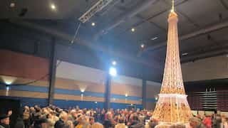 Man denied World Record for Eiffel Tower made of 700k matchsticks due to wrong matches