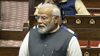 Indian PM Modi lauds predecessor Manmohan Singh in Rajya Sabha during farewell of retiring members
