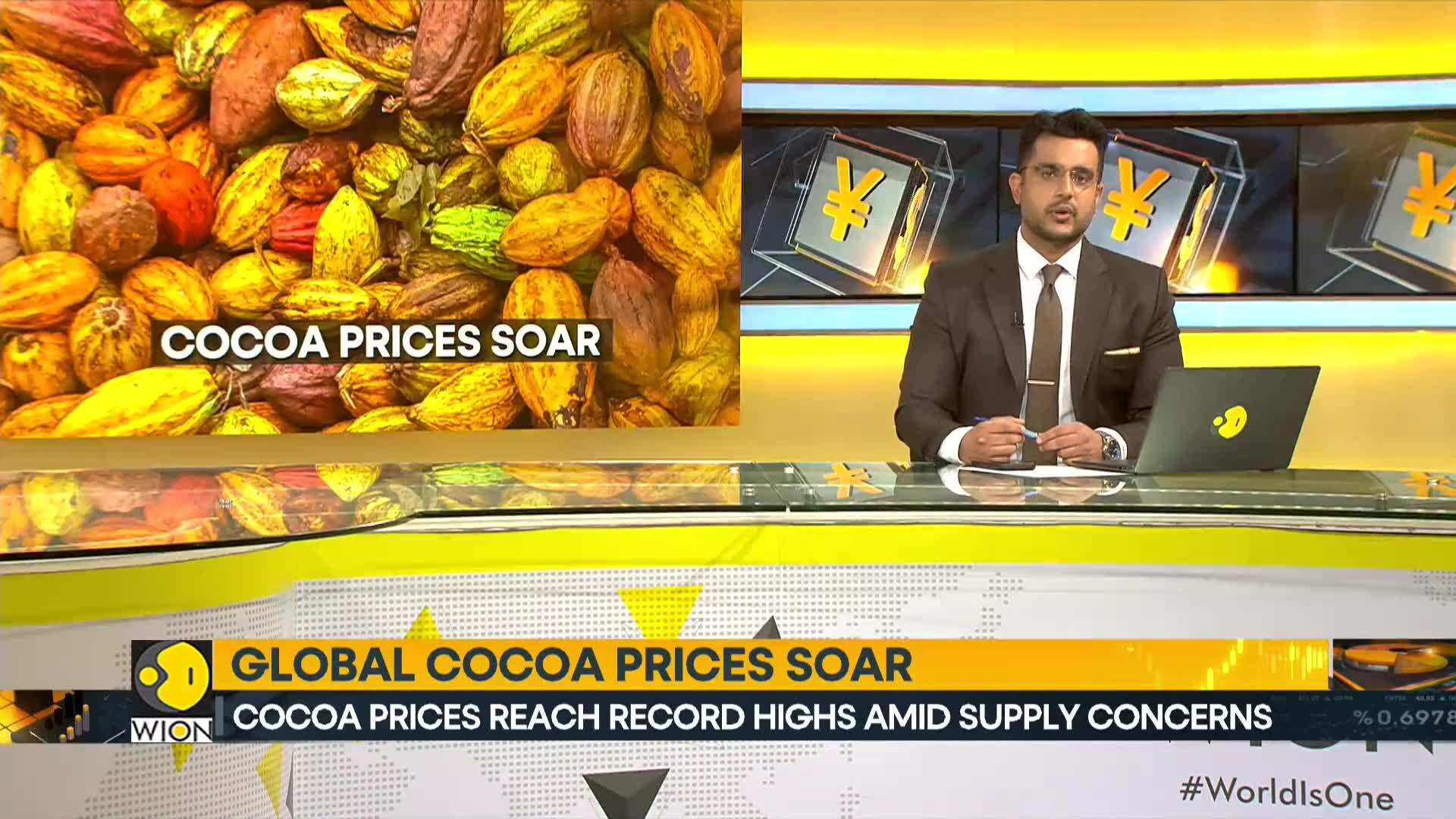 Cocoa prices reach record highs amid supply concerns - World Business ...