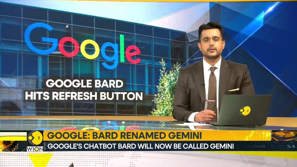 Google's ChatBot bard will now be called Gemini