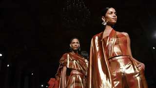Christian Siriano rolls out a gala-worthy world in the sand for New York Fashion Week