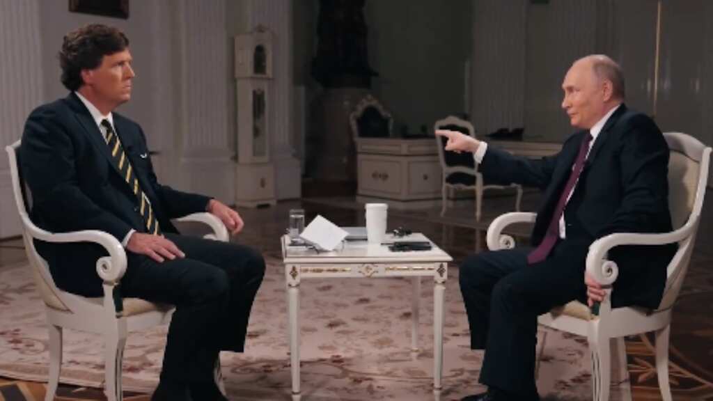 Putin tells Tucker Carlson Bill Clinton agreed that Russia could join NATO