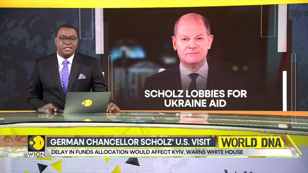 German Chacellor Olaf Scholz' US visit, lobbies for aid to Ukraine