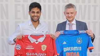 Man Utd legend Solskjaer meets Indian cricketer Suryakumar, advises him on importance of breaks from game