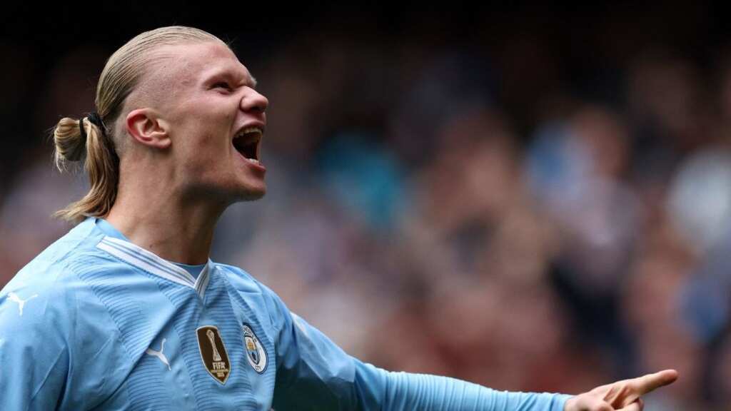 Premier League: Erling Haaland’s brace sinks Everton as Manchester City returns to top