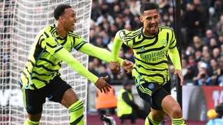 Premier League: Arsenal move within touching distance of toppers Liverpool with 6-0 win over West Ham