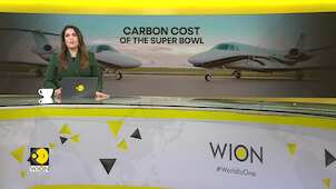 Hundreds of private jets fly into Las Vegas for the Super Bowl