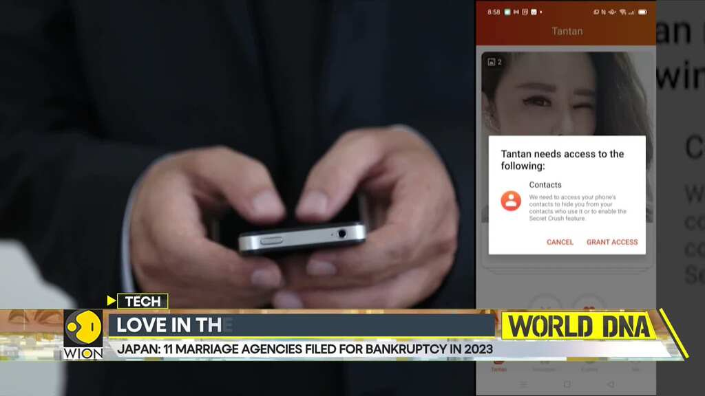 Japan: Marriage agencies going bankrupt as dating apps surge