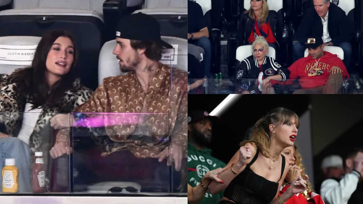 Stars descend at Super Bowl with Beyonce, Lady Gaga, Ariana, Bieber and more gracing the stands Stars descend at Super Bowl with Beyonce, Lady Gaga, Ariana, Bieber and more gracing the stands