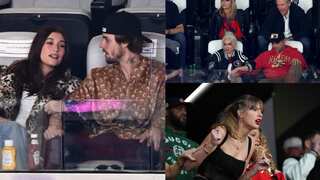 Stars descend at Super Bowl with Beyonce, Lady Gaga, Ariana, Bieber and more gracing the stands