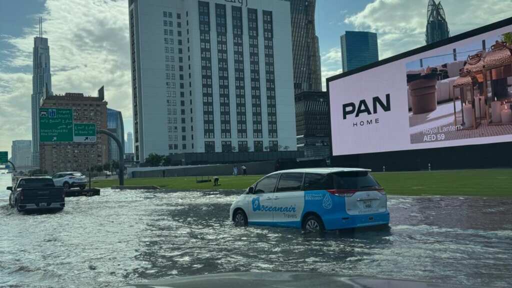 UAE sees heavy rainfall, severe weather to continue through Tuesday