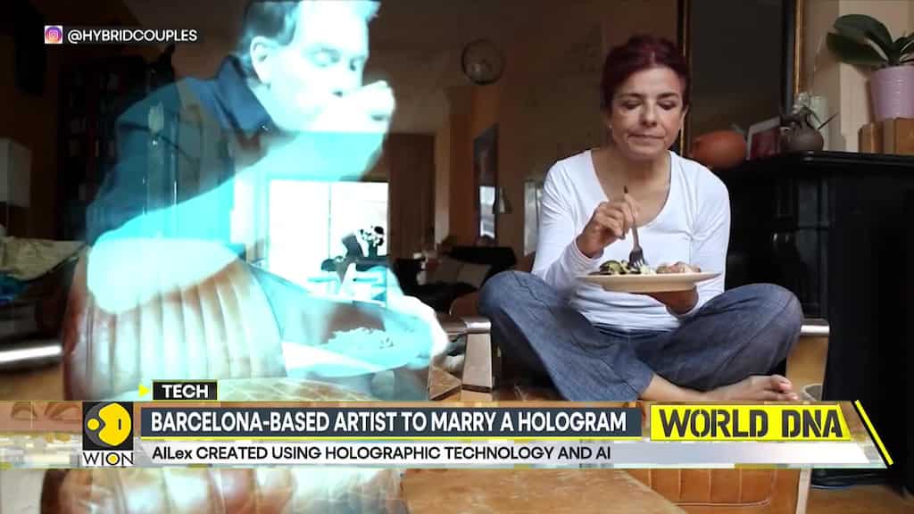 Barcelona-based artist to marry an AI-hologram