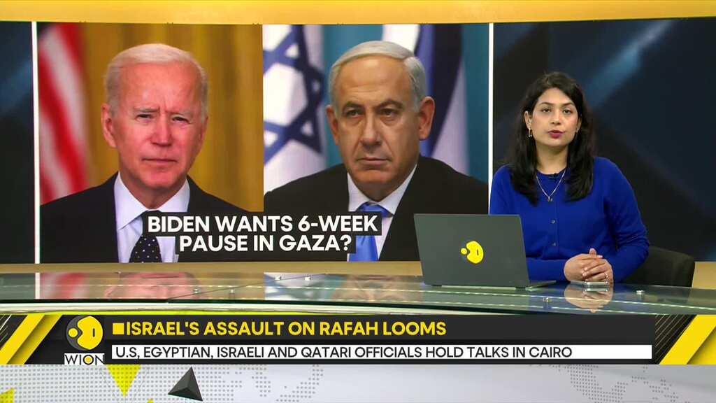 Israel's assault on Rafah looms, 'Pushing for 6-week Gaza pause,' says Biden