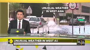 Oman announces day-off due to torrential rain | Intense flooding in UAE, Oman