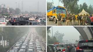 Watch: It's chock-a-block on fortified Delhi borders as farmers march towards capital