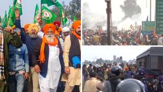 Farmers’ protest: Chaos at Delhi borders amid tear gas firing, stone pelting; cops detain many protesters