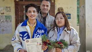 Nepal's first lesbian couple formally registers marriage