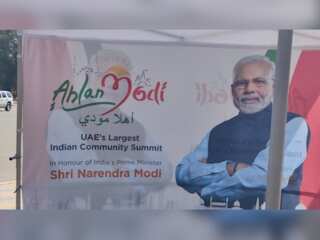 Celebrating friendship: PM Modi cheers India-UAE bond at 'Ahlan Modi' event in Abu Dhabi