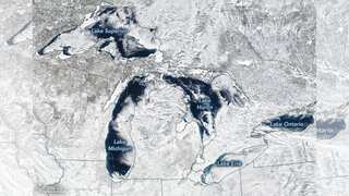 Climate change threatens Great Lakes' ice cover, scientists predict permanent loss by 2060s