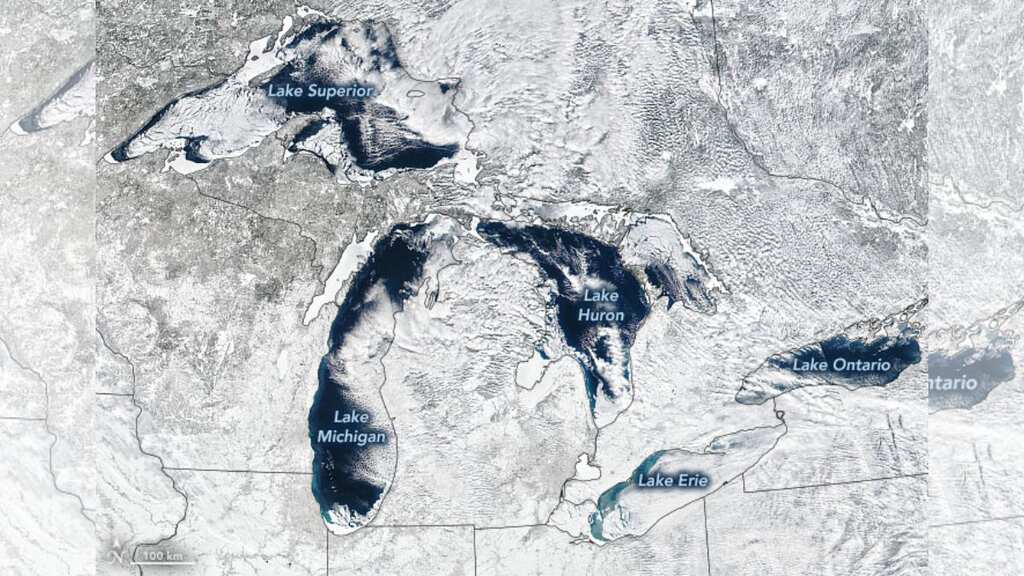 Climate change threatens Great Lakes' ice cover, scientists predict permanent loss by 2060s